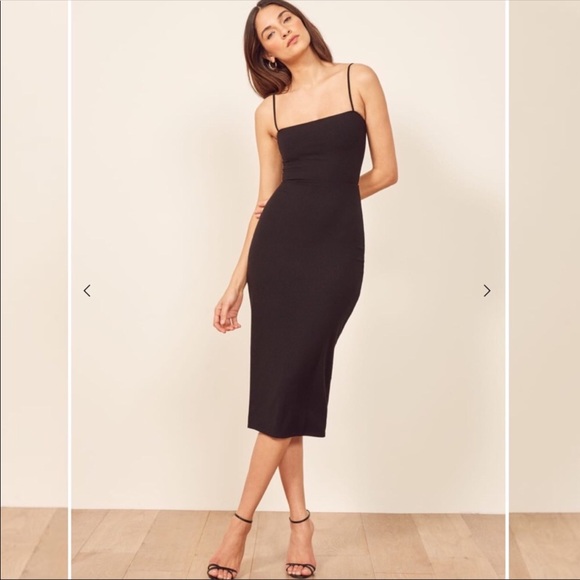 Reformation Dresses & Skirts - NWOT Reformation Haley Ribbed Midi Dress